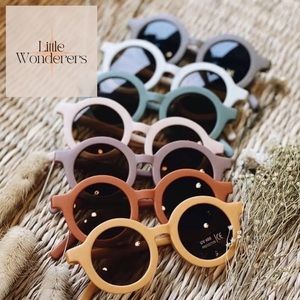 NEW Baby/Kids Retro Boho Round Sunglasses